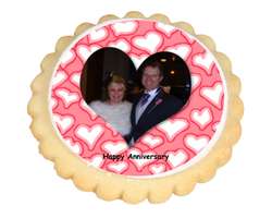 Hearts Photo Cookies - from £15.95