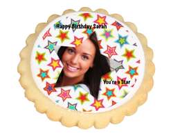Stars Photo Cookies - from £15.95