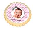 Baby Girl Photo Cookies