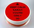 Keep Calm Age Cake